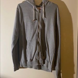 Grey Vans Zip Up Hoodie